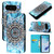 Google Pixel 11 Pro XL Colored Drawing Pattern Plain Weave Leather Phone Case - Undersea Mandala