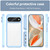 Google Pixel 11 Pro XL Colorful Series Acrylic Hybrid TPU Phone Case - Blue