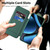 Google Pixel 11 Pro XL Color-plaid Shield Magnetic RFID Vegan Leather Phone Case - Green