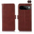 Google Pixel 11 Pro XL Crazy Horse Top Layer Cowhide Leather Phone Case - Brown