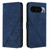 Google Pixel 11 Pro XL Crossbody 3D Embossed Flip Leather Phone Case - Blue