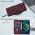 Google Pixel 11 Pro XL Crossbody 3D Embossed Flip Leather Phone Case - Wine Red