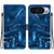 Google Pixel 11 Pro XL Crystal-Texture Painted Vegan Leather Phone Case - Deep-Sea Fluid