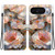 Google Pixel 11 Pro XL Crystal-Texture Painted Vegan Leather Phone Case - Gilded Peony