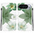Google Pixel 11 Pro XL Crystal-Texture Painted Vegan Leather Phone Case - Green Lily