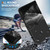 Google Pixel 11 Pro XL Crystal-Texture Painted Vegan Leather Phone Case - Misty Ink Mountain