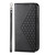 Google Pixel 11 Pro XL Cubic Grid Calf Texture Magnetic Leather Phone Case - Black