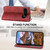 Google Pixel 11 Pro XL Cubic Grid Calf Texture Magnetic Leather Phone Case - Red