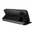 Google Pixel 11 Pro XL Cubic Grid Texture Flip Leather Phone Case - Black