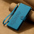 Google Pixel 11 Pro XL Cute Cats Magnetic Closure Vegan Leather Phone Case with Strap - Blue