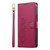 Google Pixel 11 Pro XL Cute Cats Magnetic Closure Vegan Leather Phone Case with Strap - Rose Red