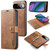 Google Pixel 11 Pro XL DG.MING Crazy Horse Texture Detachable Magnetic Leather Phone Case - Brown