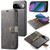 Google Pixel 11 Pro XL DG.MING Crazy Horse Texture Detachable Magnetic Leather Phone Case - Grey
