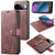 Google Pixel 11 Pro XL DG.MING Crazy Horse Texture Detachable Magnetic Leather Phone Case - Red