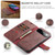Google Pixel 11 Pro XL DG.MING Crazy Horse Texture Detachable Magnetic Leather Phone Case - Red