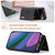 Google Pixel 11 Pro XL DG.MING M1 Series 3-Fold Multi Card Wallet + Magnetic Phone Case - Black