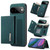 Google Pixel 11 Pro XL DG.MING M1 Series 3-Fold Multi Card Wallet + Magnetic Phone Case - Green