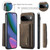 Google Pixel 11 Pro XL DG.MING M2 Series 3-Fold Multi Card Bag + Magnetic Phone Case - Coffee