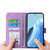 Google Pixel 11 Pro XL Dierfeng Dream Line TPU Hybrid PU Leather Phone Case - Purple