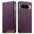 Google Pixel 11 Pro XL Dierfeng Splicing Strong Magnetic RFID Vegan Leather Phone Case - Purple