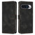 Google Pixel 11 Pro XL Dream Triangle Leather Phone Case with Lanyard - Black