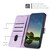 Google Pixel 11 Pro XL Dream Triangle Leather Phone Case with Lanyard - Purple