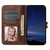 Google Pixel 11 Pro XL Embossed Happy Cat Pattern Flip Leather Phone Case - Brown