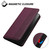 Google Pixel 11 Pro XL Embossed Meander Pattern RFID Vegan Leather Phone Case - Dark Purple