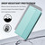 Google Pixel 11 Pro XL Embossed Meander Pattern RFID Vegan Leather Phone Case - Mint Green