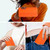 Google Pixel 11 Pro XL Embossed Meander Pattern RFID Vegan Leather Phone Case - Orange