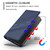 Google Pixel 11 Pro XL Embossed Multi-functional Wallet Retro Leather Phone Case - Dark Blue