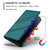 Google Pixel 11 Pro XL Embossed Multi-functional Wallet Retro Leather Phone Case - Dark Green