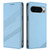 Google Pixel 11 Pro XL Embossed Multi-functional Wallet Retro Leather Phone Case - Light Blue
