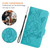 Google Pixel 11 Pro XL Embossed Rose RFID Anti-theft Leather Phone Case - Light Blue