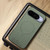 Google Pixel 11 Pro XL Fabric Magnetic PU Back Cover Phone Case - Green