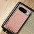 Google Pixel 11 Pro XL Fabric Magnetic PU Back Cover Phone Case - Pink