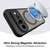 Google Pixel 11 Pro XL Fan Dun Series TPU Hybrid PC Frosted Magsafe Phone Case - Black