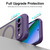 Google Pixel 11 Pro XL Fan Dun Series TPU Hybrid PC Frosted Magsafe Phone Case - Purple