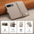 Google Pixel 11 Pro XL Fantasy Love Heart Zipper Wallet Vegan Leather Phone Case with Strap - Beige