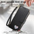 Google Pixel 11 Pro XL Fantasy Love Heart Zipper Wallet Vegan Leather Phone Case with Strap - Black