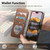 Google Pixel 11 Pro XL Fantasy Love Heart Zipper Wallet Vegan Leather Phone Case with Strap - Brown