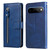 Google Pixel 11 Pro XL Fashion Calf Texture Zipper Leather Phone Case - Blue