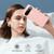 Google Pixel 11 Pro XL Fine Hole Glossy Glitter Magnetic TPU Phone Case with Same Color Hand Strap - Pink