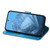 Google Pixel 11 Pro XL Four-leaf Clasp Embossed Buckle Leather Phone Case - Blue
