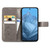 Google Pixel 11 Pro XL Four-leaf Clasp Embossed Buckle Leather Phone Case - Gray