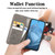 Google Pixel 11 Pro XL Four-leaf Clasp Embossed Buckle Leather Phone Case - Grey