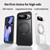 Google Pixel 11 Pro XL Frosted 360 Degree MagSafe Magnetic Holder Phone Case - Silver