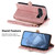 Google Pixel 11 Pro XL Geometric Zipper Wallet Side Buckle Leather Phone Case - Pink