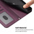 Google Pixel 11 Pro XL Happy Heart Pattern Magnetic Closure Vegan Leather Phone Case with Wrist Strap - Violet