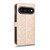Google Pixel 11 Pro XL Honeycomb Dot Texture Leather Phone Case - Gold